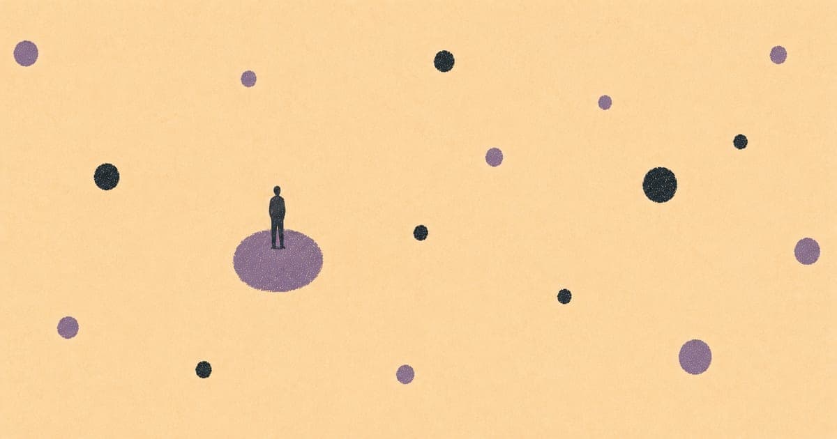 Neurodivergent provisional psychologist navigating disclosure and masking in supervision — Risograph illustration
