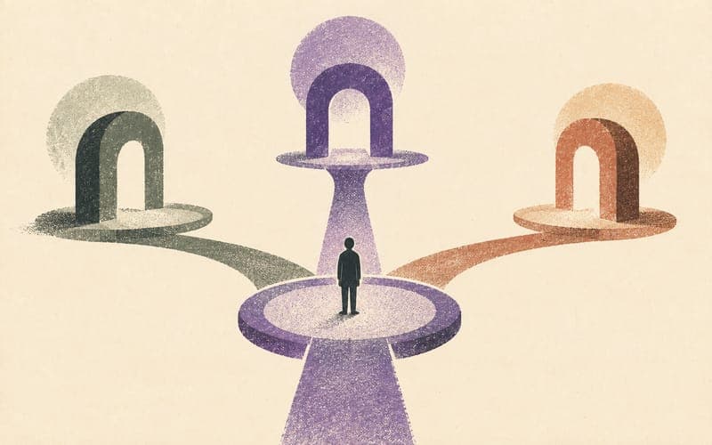 A registered psychologist pathway continuing into separate endorsement routes after general registration