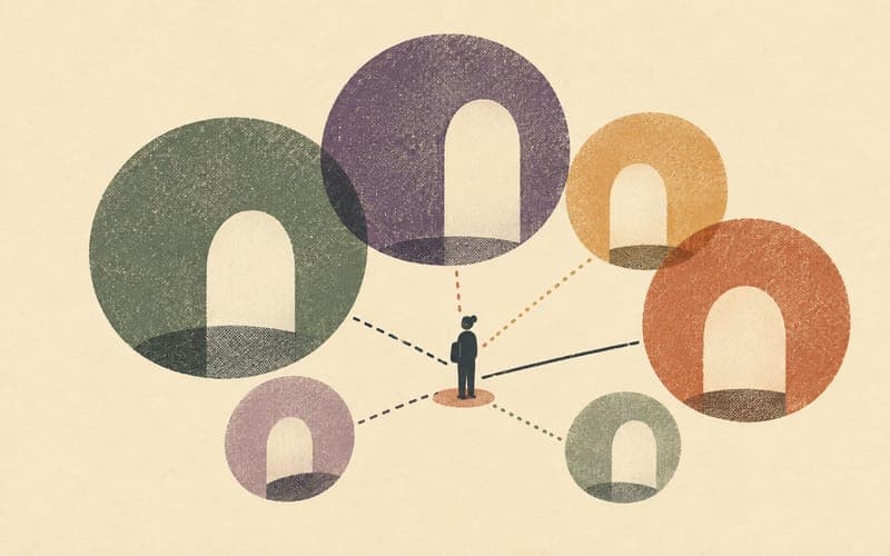 A provisional psychologist connected to supervisors, employers, universities, placements, references and regulators through uneven lines of dependency.