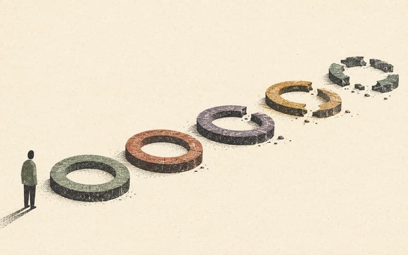 A psychologist watching a sequence of complete rings gradually become offset, broken and incomplete across an empty cream field
