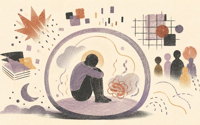 Physical load model showing gut symptoms as part of autistic burnout burden