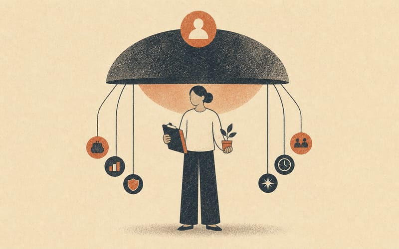 A provisional psychologist standing under practitioner-level accountability while holding limited power, income and professional security.