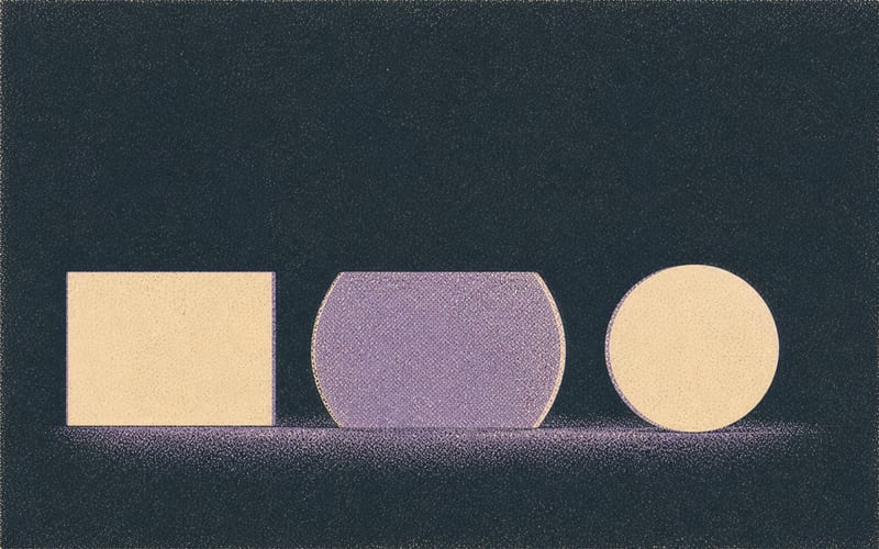 An abstract composition with overlapping ambiguous shapes in muted tones — representing the grey areas of the supervisory relationship